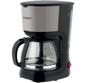 Кофеварка капельная Scarlett SC-CM33011 750Вт черный / стальной