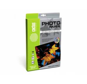 Cactus CS-MA4190100DS Фотобумага A4 / 190г / м2 / 100л. / белый для струйной печати