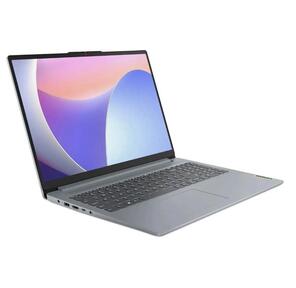 Ноутбук Lenovo IdeaPad Slim 3 15IRU8 Core i3 1305U 8Gb SSD256Gb Intel UHD Graphics 15.6" TN FHD  (1920x1080) noOS grey WiFi BT Cam  (82X7004BPS)
