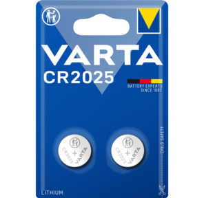 Батарейка Varta ELECTRONICS CR2025 BL2 Lithium 3V  (6025)  (2 / 20 / 200)