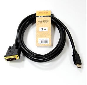 Кабель а / в TVCOM 2m м HDMI to DVI-D  (19M -25M LCG135E-2M