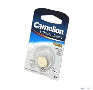Camelion CR1620 BL-1  (CR1620-BP1,  батарейка литиевая, 3V)  (1 шт. в уп-ке)