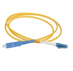 Оптический коммутационный переходной шнур  (патч-корд),  для одномодового кабеля  (SM),  9 / 125  (OS2),  LC / UPC-SC / UPC,  одинарного исполнения  (Simplex),  LSZH,  3м