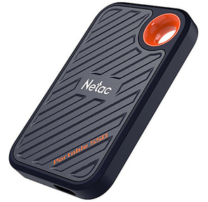 Netac NT01ZX20II-512-32BK ZX20 II 512GB USB 3.2 Gen 2 Type-C External Magnetic Portable SSD,  R / W up to 2000MB / 1800MB / s,  with USB C to A cable and 20Gbps USB C to C cable 3Y wty