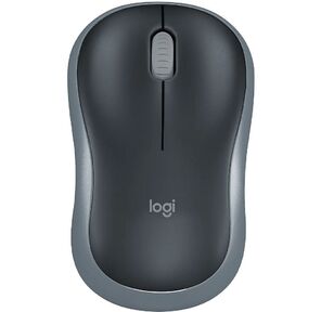 Мышь беспроводная Logitech M185 Grey серая,  оптическая,  1000dpi,  2.4GHz,  |910-002238| USB-ресивер Logitech Unifying® {10}  (272815)