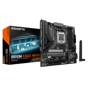 Материнская плата Gigabyte B850M EAGLE WIFI6E Socket AM5 AMD B850 4xDDR5 mATX AC`97 8ch (7.1) 2.5Gg RAID+HDMI+DP