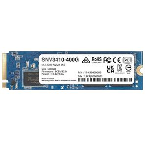 Synology SSD SNV3000 Series PCIe 3.0 x4 , M.2 2280,  400GB,  R3000 / W750 Mb / s,  IOPS 225K / 45K,  MTBF 1, 8M repl SNV3400-400G'