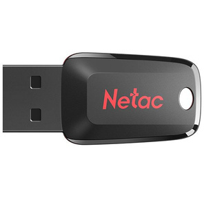 Флеш Диск Netac 4GB U197 NT03U197N-004G-20BK USB2.0 черный / красный
