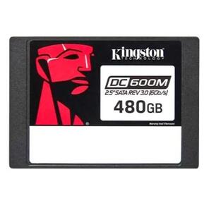 Твердотельный накопитель /  Kingston SSD DC600M,  480GB,  2.5" 7mm,  SATA3,  3D TLC,  R / W 560 / 470MB / s,  IOPs 94 000 / 41 000,  TBW 876,  DWPD 1  (5 лет)