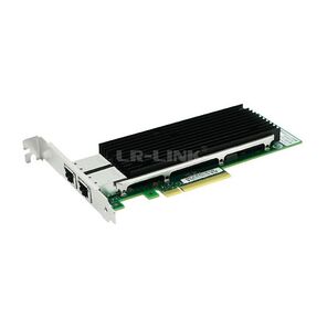 Network Interfaced Card LR-LINK LREC9802BT,  10G Ethernet PCIe Server Card  (Dual Port),  Intel X540,  2 x RJ45. Analogs: Silicom: PE210G2i40-T ,  Intel: X540-T2