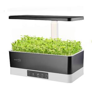 Кашпо Cactus GARDEN 3.0л черный  (CS-LEDPOT-11)