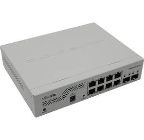 MikroTik Cloud Smart Switch 610-8G-2S+IN with 8 x Gigabit ports,  2 x SFP+ cages,  SwOS,  desktop case,  PSU