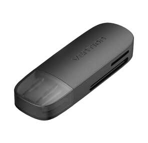 Vention CLGB0 Картридер USB 3.0  (SD+TF) Черный