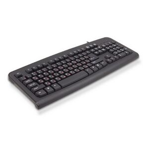Клавиатура Lime K-0494 RLSK USB Standart Black 104 keyboard with RUS / LAT keys and Special scroll key,  Rus (red) / Lat (white)
