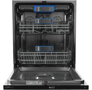 Посудомоечная машина встраив. Hyundai HBD 665 2100Вт полноразмерная нержавеющая сталь инвертер