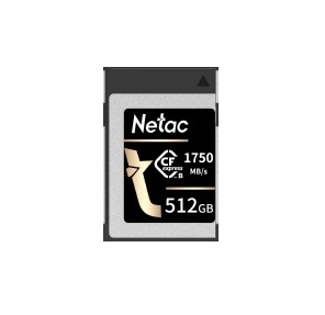 Netac CF2000 CFexpress™ PCIe Gen 3x2 Type B cards 512GB,  R / W up to 1750MB / 1650MB / s