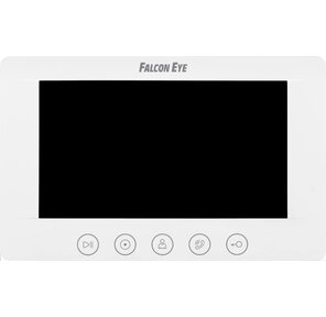Falcon Eye Cosmo Видеодомофон: дисплей 7" TFT; механические кнопки; подключение до 2-х вызывных панелей ; OSD меню; интерком до 4 мониторов; питание AC 220В  (встроенный БП)