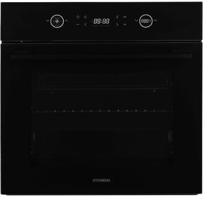 Духовой шкаф Электрический Hyundai HEO 6752 BG черное стекло