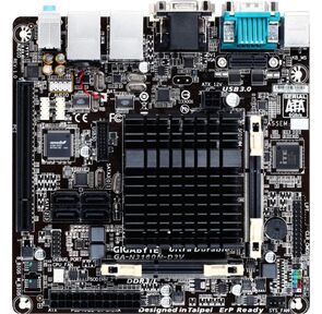 Материнская плата Gigabyte GA-N3160N-D3V 2xDDR3 mini-ITX AC`97 8ch (7.1) 2xGgE+VGA+DVI
