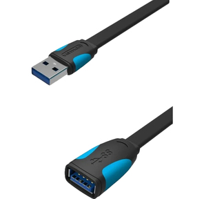 Кабель-удлинитель Vention USB 3.0 AM / AF - 1, 5м плоский