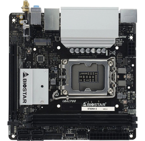 Материнская плата Biostar B760NH-E Soc-1700 Intel B760 2xDDR5 mini-ITX AC`97 8ch (7.1) 2.5Gg RAID+HDMI+DP
