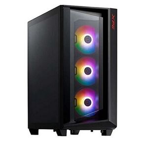 Корпус XPG CRUISER Black [CRUISERST-BKCWW]  (Midi-Tower,  черный,  TG,  120mm ARGB fan*3)