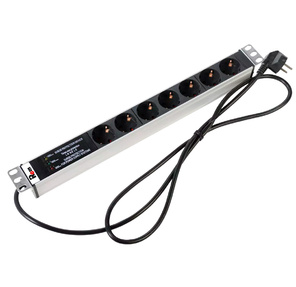 Блок распределения питания Rem R-16-7S-FI-440-3 гор.размещ. 7xSchuko с мониторингом 16A Schuko 3м