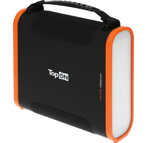 Электростанция портативная TopON TOP-X150 148000mAh 5A QC3.0 / PD3.0 4xUSB солн.бат. черный / оранжевый  (103764)
