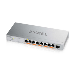 Коммутатор Zyxel XMG-108HP-EU0101F 8x2.5Гбит / с 1SFP+ 8PoE++ 100W неуправляемый