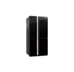 Холодильник Sharp /  183x89.2x77.1 см,  объем камер 394+211,  No Frost,  морозильная камера снизу, черный