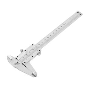 Штангенциркуль Deli DL92150 150мм Диапазон: 0-150 мм. Значение деления: 0, 02 мм. Материал: углеродистая сталь. Метрическая шкала. Измеряет внутренний диаметр,  внешний диаметр,  глубину,  шаг.