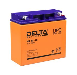 Delta HR 12-18  (18 А\ч,  12В) свинцово- кислотный аккумулятор