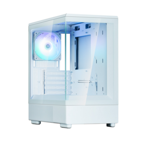 ZALMAN P10,  MATX,  WHITE,  WINDOW,  2x3.5",  3x2.5",  1xUSB TYPE-C,  1xUSB3.0,  REAR 1x120mm ARGB