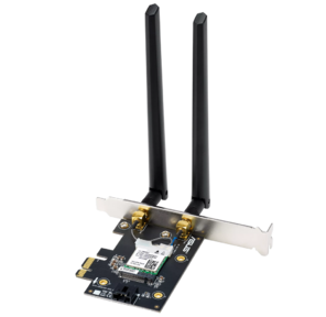 адаптер ASUS PCE-BE6500  /  /  WI-FI 7 802.11be,  2882 + 688Mbps,  PCI-E Adapter,  2 antenna