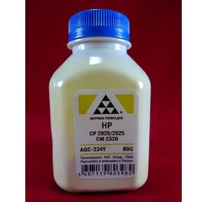 Тонер HP CP2020 / 2025 / CM2320 Yellow,   (фл.80г.) AQC фас. Россия