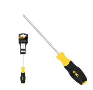 Крестовая отвертка Deli DL636150N PH2x150мм сталь Cr-V,  двухкомпонентная прорезиненная рукоять