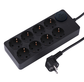 Сетевой фильтр Ippon BK-8-EU-3-16-B 3м  (8 розеток) черный  (коробка)