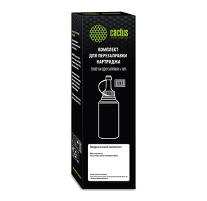 Тонер Cactus CS-RK-CE505A черный флакон 120гр.  (в компл.:чип) для принтера HP LJ P2055 / P2035 / 400 / M401 / M425