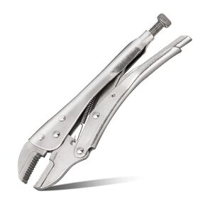 Зажимные клещи с прямыми губками Deli DL109010  220мм,  рабочий ход 65мм,  регулировочный винт