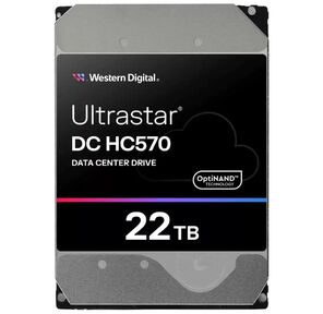 Жесткий диск /  HDD WD SATA 22Tb Ultrastar DC HC570 0F48155 7200 6Gb / s 512Mb 1 year warranty