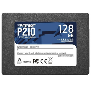 Твердотельный накопитель Patriot SSD P210 128GB SATA3 2.5" R450 / W430 TBW 60TB 3D NAND