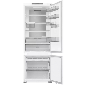 Встраиваемый холодильник Samsung,  ВхШхГ 193.5x69x55 см,  объем 389  (289+100) л,  Twin Cooling,  зона свежести,  режим "Отпуск",  No Frost,  Wi-Fi,  слайдерное крепление,  энергоэффективность E