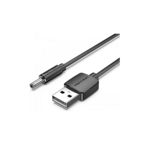 Кабель Vention USB AM / DC-jack 3.5мм M - 1м Чёрный