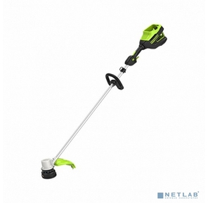 Триммер аккумуляторный GreenWorks GD82LTk5,  82V,  40 см,  бесщеточный,  с 1хАКБ 5 Ач и ЗУ   (2110607UB)
