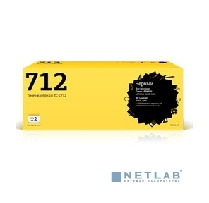 Тонер-картридж T2 TC-C712 Black для Canon LBP3010 3010B 3100 LaserJet P1005 P1006 1500 стр с чипом T Тонер-картридж T2 TC-C712 для Canon LBP3010 3010B 3100 LaserJet P1005 P1006 черный 1500 стр с чипом