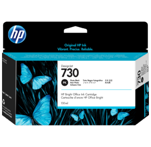 HP 730 130-ml Photo Black DesignJet Ink Cartridge