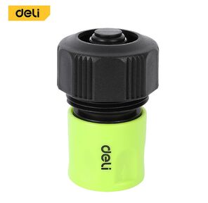 Соединитель быстросъемный с аквастопом для поливочных шлангов 3 / 4" Deli DL8796  ударопрочный пластик