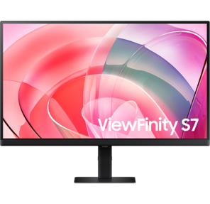 Samsung 27" ViewFinity S7 S27D700EAI IPS LED 16:9 3840x2160x60Hz 5ms 350cd 1000:1 178 / 178 1, 07 млрд; DP; HDMI; Tilt; VESA; Black