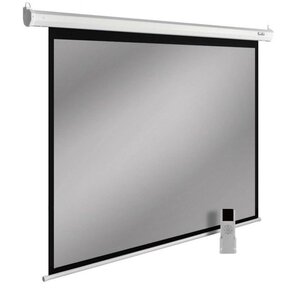 Экран Cactus 150x200см SIlverMotoExpert CS-PSSME-200X150-DG 4:3 настенно-потолочный рулонный темно-серый  (моторизованный привод)