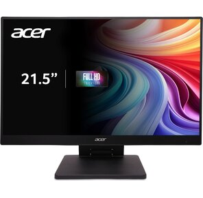 Монитор Acer 21.5" UT222QEbmiphzx черный IPS LED 4ms 16:9 HDMI M / M глянцевая 1300:1 300cd 178гр / 178гр 1920x1080 100Hz VGA DP FHD USB Touch 3.5кг